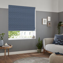 Load image into Gallery viewer, Ayala Indigo Roman Blind