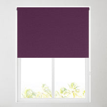 Load image into Gallery viewer, Ara Aubergine Thermal Blackout Roller Blind