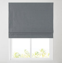 Load image into Gallery viewer, Atlanta Grey Lined Roman Blind