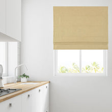 Load image into Gallery viewer, Atlanta Ochre Lined Roman Blind
