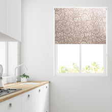 Load image into Gallery viewer, Blush Floral Thermal Blackout Roller Blind