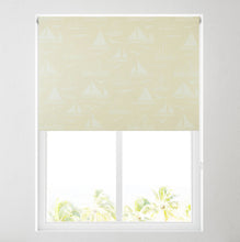 Load image into Gallery viewer, Boats Natural Thermal Blackout Roller Blind