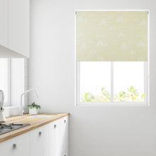 Load image into Gallery viewer, Boats Natural Thermal Blackout Roller Blind