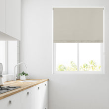Load image into Gallery viewer, Champagne Diamante Trim Thermal Blackout Roller Blind