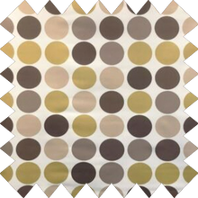 Load image into Gallery viewer, Circles Green Thermal Blackout Roller Blind