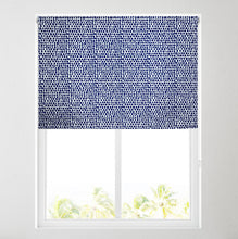 Load image into Gallery viewer, Cobble Stones Blue Thermal Blackout Roller Blind