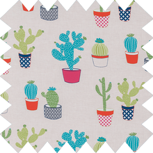 Load image into Gallery viewer, Colourful Cactus Thermal Blackout Roller Blind