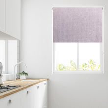 Load image into Gallery viewer, Blush Woven Blackout Roller Blind