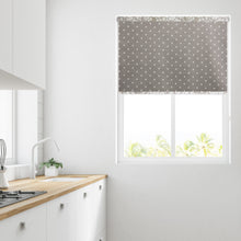 Load image into Gallery viewer, Ditsy Floral Natural Reversible Thermal Blackout Roller Blind