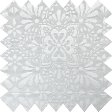 Load image into Gallery viewer, Floral Tile White Daylight Roller Blind