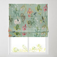 Load image into Gallery viewer, Floral Bird Lined Roman Blind