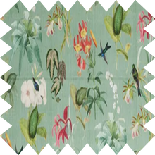 Load image into Gallery viewer, Floral Bird Lined Roman Blind