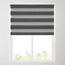 Load image into Gallery viewer, Grey Day and Night Roller Blind