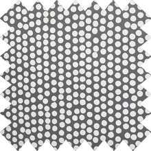 Load image into Gallery viewer, Grey Dot Thermal Blackout Roller Blind