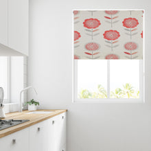 Load image into Gallery viewer, Isabella Red Flower Daylight Roller Blind