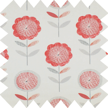 Load image into Gallery viewer, Isabella Red Flower Daylight Roller Blind