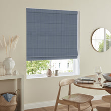 Load image into Gallery viewer, Lior Indigo Roman Blind