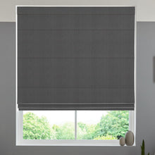 Load image into Gallery viewer, Levi Charcoal Roman Blind