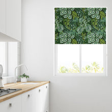 Load image into Gallery viewer, Jungle Leaf Thermal Blackout Roller Blind