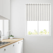Load image into Gallery viewer, Lola Stripe Black Daylight Roller Blind