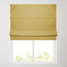 Load image into Gallery viewer, Mustard Weave Fully Lined Roman Blind
