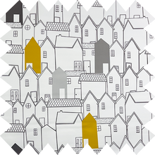 Load image into Gallery viewer, Ochre Avenue Thermal Blackout Roller Blind