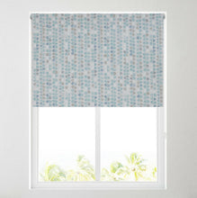Load image into Gallery viewer, Oval Blue Abstract Thermal Blackout Roller Blind