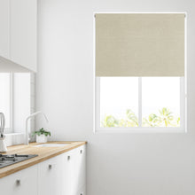Load image into Gallery viewer, Natural Paris Thermal Blackout Roller Blind