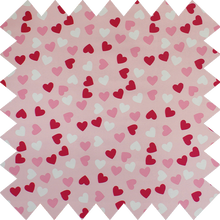 Load image into Gallery viewer, Pink Loveheart Thermal Blackout Roller Blind
