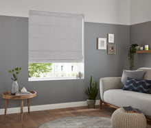 Load image into Gallery viewer, Cassia Silver Roman Blind