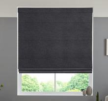Load image into Gallery viewer, Paloma Charcoal Roman Blind