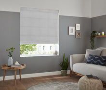 Load image into Gallery viewer, Paloma Silver Roman Blind