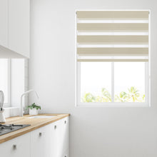 Load image into Gallery viewer, Sand Day and Night Roller Blind
