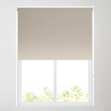 Load image into Gallery viewer, Satin champagne Thermal Blackout Roller Blind