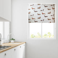 Load image into Gallery viewer, Sausage Dog Thermal Blackout Roller Blind