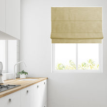 Load image into Gallery viewer, Ochre Sienna Fully Lined Roman Blind