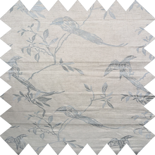 Load image into Gallery viewer, Duck Egg Birds Lined Roman Blind