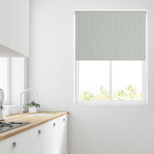 Load image into Gallery viewer, Tabby Blue Thermal Blackout Roller Blind