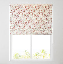 Load image into Gallery viewer, Terracotta Leaves Thermal Blackout Roller Blind