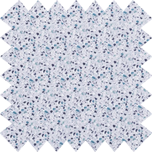 Load image into Gallery viewer, Mosaic Blue Daylight Moisture Resistant Roller Blind