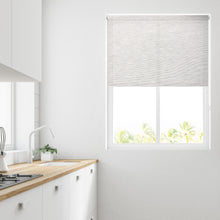 Load image into Gallery viewer, Textured White Canvas Daylight Roller Blind