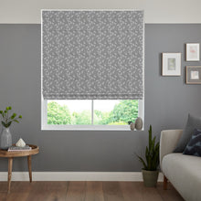 Load image into Gallery viewer, Tatum Graphite Roman Blind