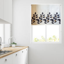 Load image into Gallery viewer, Tokyo Black Leaf Thermal Blackout Roller Blind