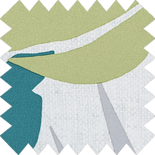 Load image into Gallery viewer, Tropical Green Leaf Blackout Roller Blind