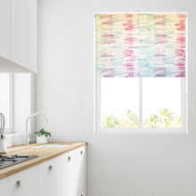 Load image into Gallery viewer, Watercolour Stripe Thermal Blackout Roller Blind