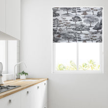 Load image into Gallery viewer, Watercolour Forest Thermal Blackout Roller Blind