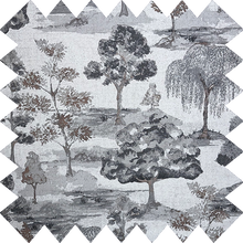 Load image into Gallery viewer, Watercolour Forest Thermal Blackout Roller Blind