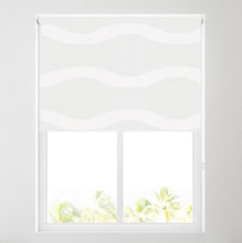 Load image into Gallery viewer, Wave White Day and Night Roller Blind