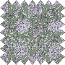 Load image into Gallery viewer, Woodland Moss Flowers Thermal Blackout Roller Blind