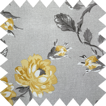 Load image into Gallery viewer, Yellow Dahlia Thermal Blackout Roller Blind